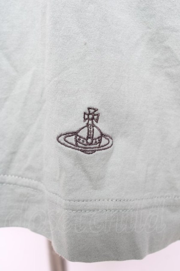 画像3: ヴィヴィアンウエストウッド MAN 中古 / ローズptリラックスTシャツ 44 グリーン  Y-26-02-11-007-ts-SZ-ZY (3)