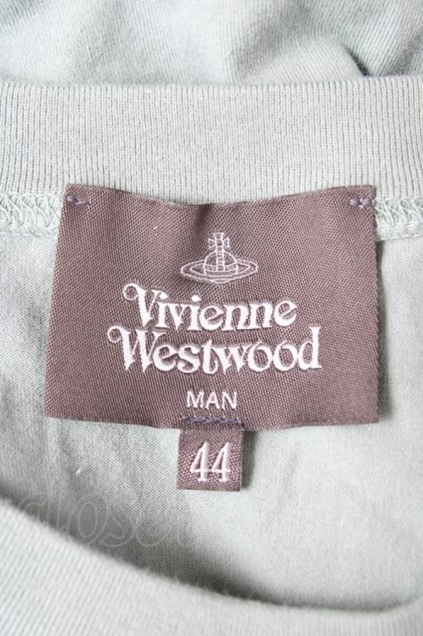 画像4: ヴィヴィアンウエストウッド MAN 中古 / ローズptリラックスTシャツ 44 グリーン  Y-26-02-11-007-ts-SZ-ZY (4)