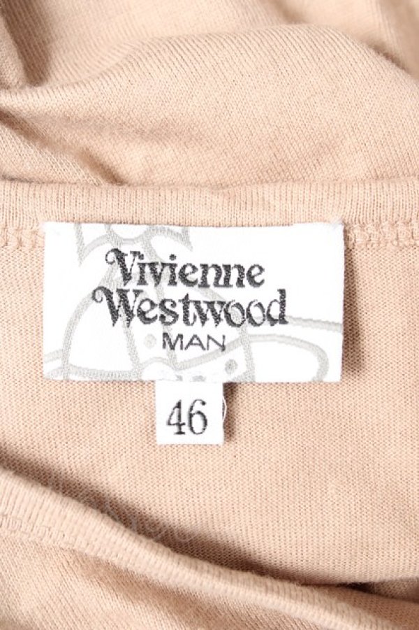 画像3: ヴィヴィアンウエストウッド MAN 中古 / スカルスタディTシャツ 46 ベージュ  Y-26-02-11-008-to-SZ-ZS (3)