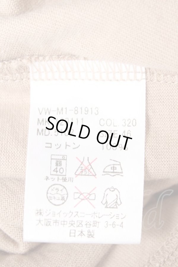 画像4: ヴィヴィアンウエストウッド MAN 中古 / スカルスタディTシャツ 46 ベージュ  Y-26-02-11-008-to-SZ-ZS (4)