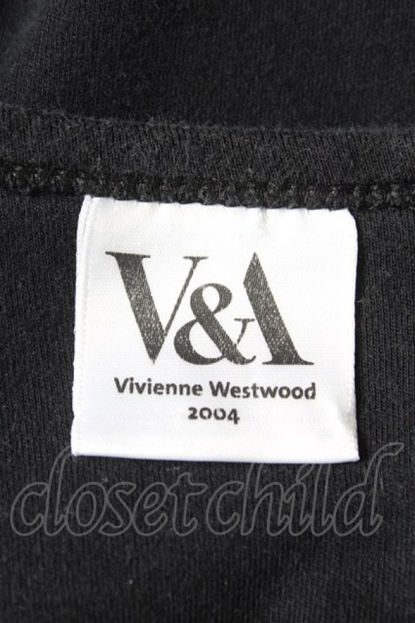 画像3: ヴィヴィアンウエストウッド 中古 / V&A　Tシャツ Ｍ ブラック  Y-26-02-11-009-ts-SZ-ZY (3)