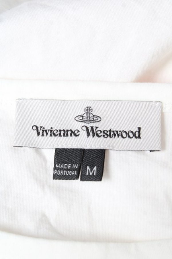 画像4: ヴィヴィアンウエストウッド 中古 / Heart プリントTシャツ M ホワイト  Y-26-02-11-010-ts-YM-ZY (4)