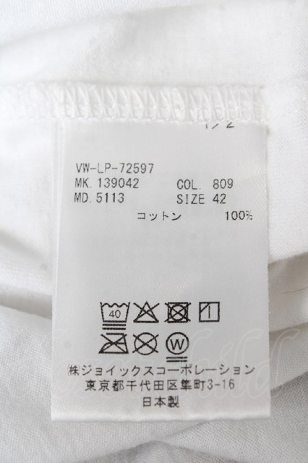 画像5: ヴィヴィアンウエストウッド MAN 中古 / mushroom man tシャツ 42 白  Y-26-02-11-012-to-AS-ZS (5)