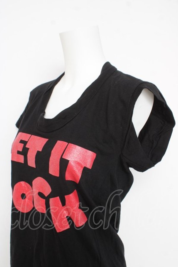 画像4: ANGLOMANIA 中古 / LET IT ROCK Tシャツ 38 黒  Y-26-02-11-015-to-SZ-ZS (4)