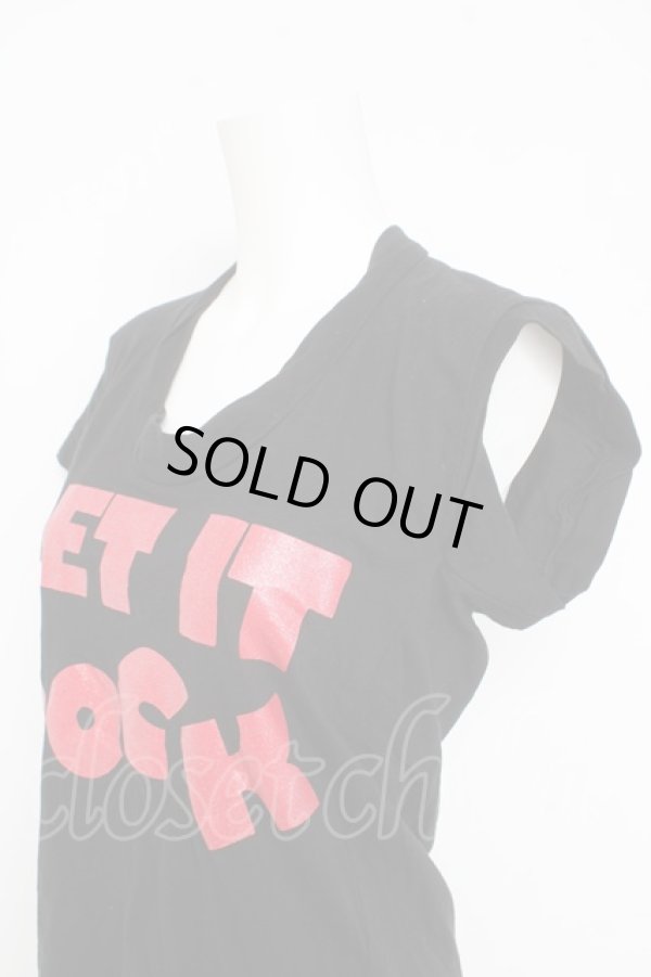 画像4: ANGLOMANIA 中古 / LET IT ROCK Tシャツ 38 黒  Y-26-02-11-015-to-SZ-ZS (4)