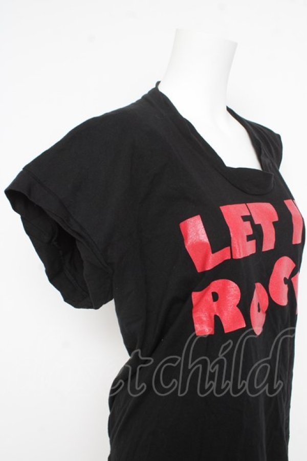 画像5: ANGLOMANIA 中古 / LET IT ROCK Tシャツ 38 黒  Y-26-02-11-015-to-SZ-ZS (5)