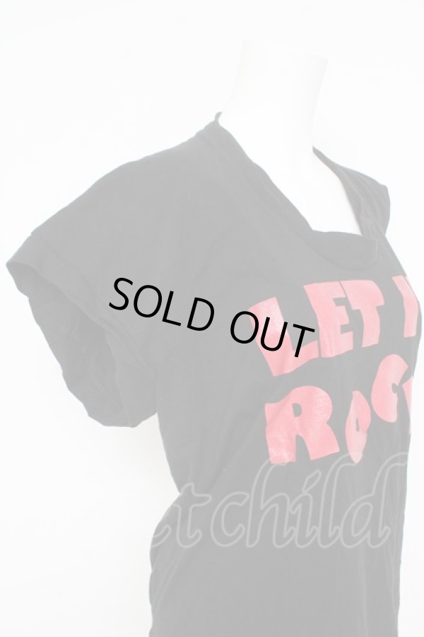 画像5: ANGLOMANIA 中古 / LET IT ROCK Tシャツ 38 黒  Y-26-02-11-015-to-SZ-ZS (5)