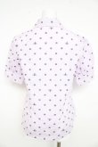 画像2: ヴィヴィアンウエストウッド 中古 / ドットオーブブラウス 3 ラベンダー  Y-26-02-11-002-bl-SZ-ZY (2)