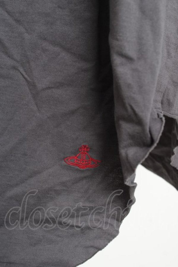 画像3: ヴィヴィアンウエストウッド 中古 / オーガニック天竺アイラブレッドレーベルベアptラウンドヘムTシャツ 00 グレー  Y-26-02-11-017-to-SZ-ZY (3)