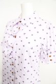 画像3: ヴィヴィアンウエストウッド 中古 / ドットオーブブラウス 3 ラベンダー  Y-26-02-11-002-bl-SZ-ZY (3)