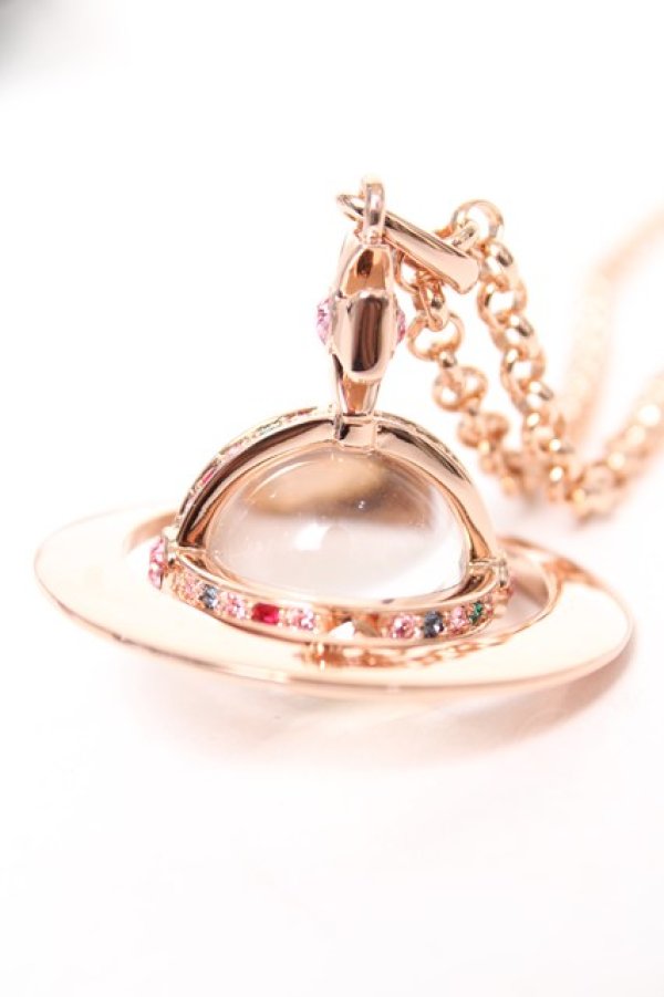 画像2: ヴィヴィアンウエストウッド 中古 / small orb pendant  ピンクゴールド  Y-26-02-22-003-nl-SZ-ZY (2)
