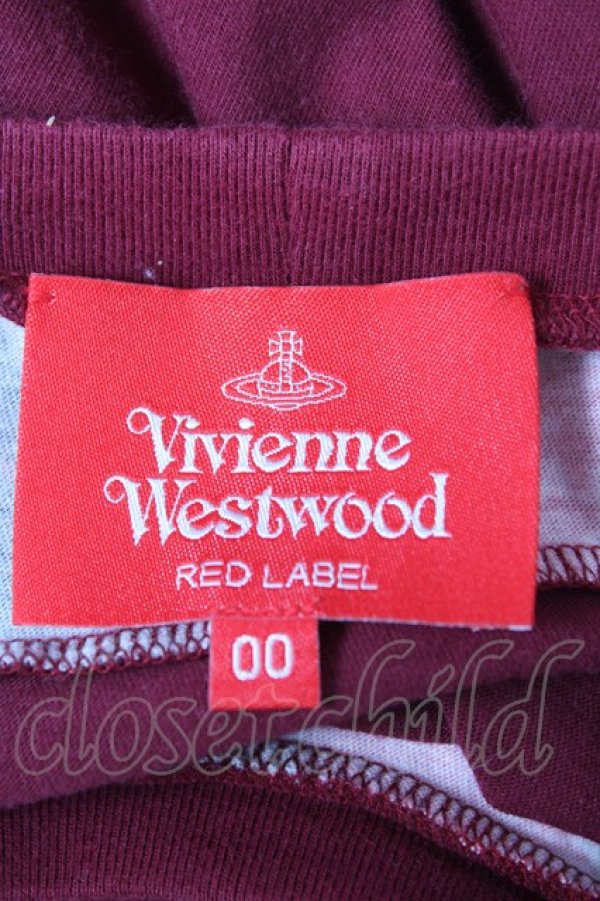 画像4: ヴィヴィアンウエストウッド 中古 / ハーレークインジャージーワンピース 00 ベージュ  Y-26-02-22-027-op-SZ-ZY (4)