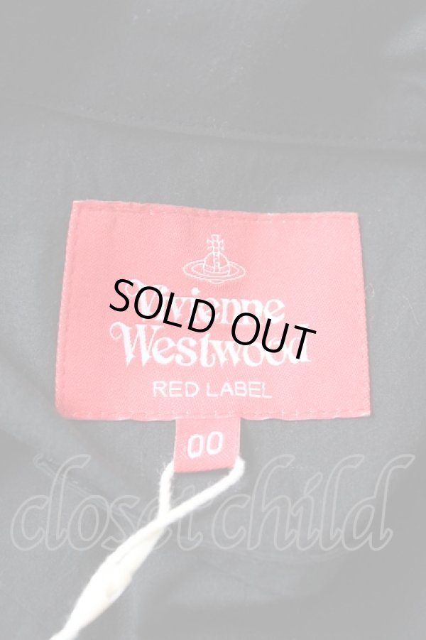 画像4: ヴィヴィアンウエストウッド 中古 / ラブフリル襟シャツワンピース 00 ブラック  Y-26-02-22-028-op-SZ-ZY (4)