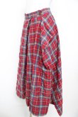 画像3: ヴィヴィアンウエストウッド 中古 / タータンチェック変形スカート 02 赤  Y-26-02-22-029-bl-SZ-ZY (3)