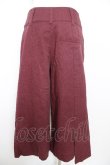 画像2: ヴィヴィアンウエストウッド 中古 / ハイウエストワイドデニムパンツ 02 バーガンディー  Y-26-02-22-031-pa-SZ-ZY (2)