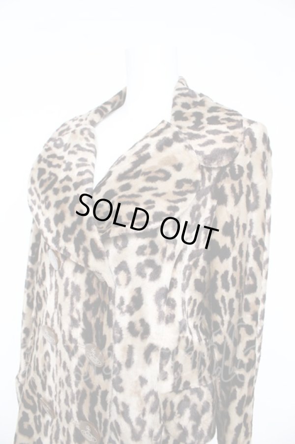 画像3: ヴィヴィアンウエストウッド 中古 / レオパードコート 2 ブラウン  Y-26-02-22-034-co-SZ-ZH (3)