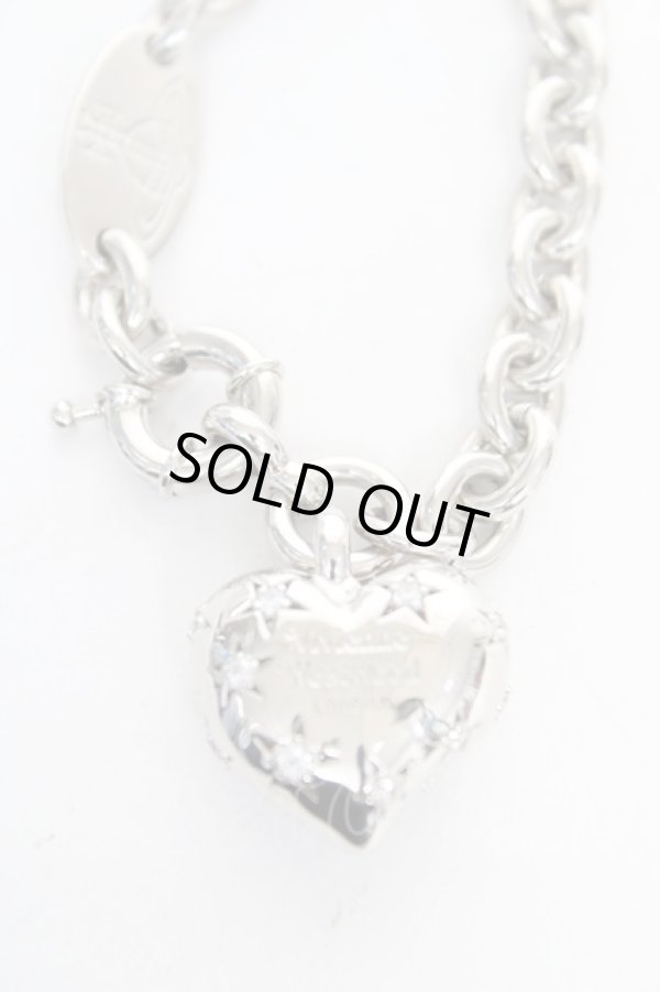 画像2: ヴィヴィアンウエストウッド 中古 / Lee ハートスターネックレス  シルバー  Y-26-02-22-004-nl-SZ-ZY (2)