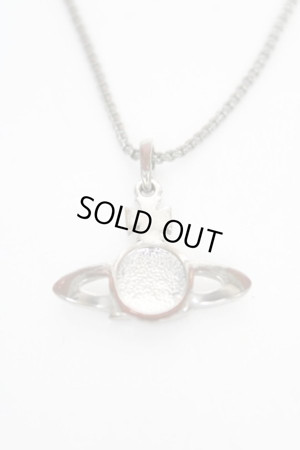 画像2: ヴィヴィアンウエストウッド 中古 / COMET MINI BAS RELIEF PENDANT  シルバー×ピンク  Y-26-02-22-005-nl-SZ-ZY (2)