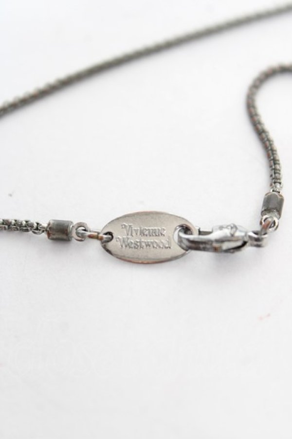画像3: ヴィヴィアンウエストウッド 中古 / COMET MINI BAS RELIEF PENDANT  シルバー×ピンク  Y-26-02-22-005-nl-SZ-ZY (3)