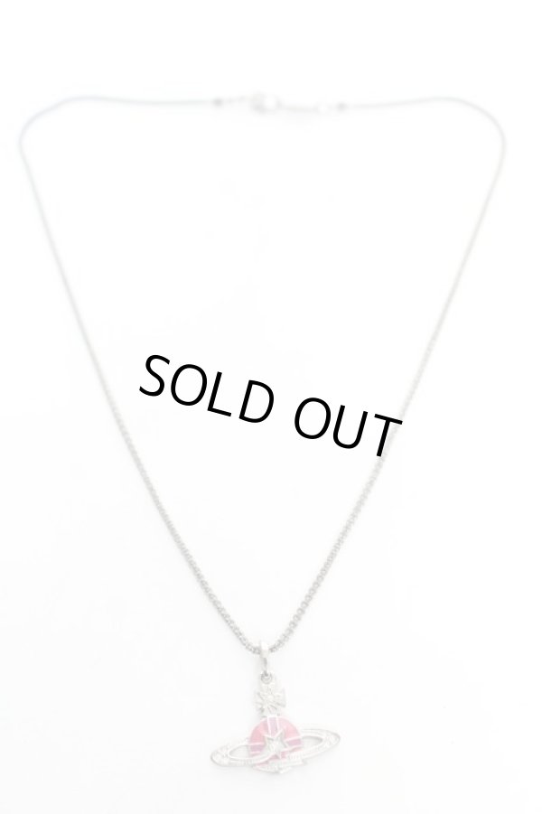 画像4: ヴィヴィアンウエストウッド 中古 / COMET MINI BAS RELIEF PENDANT  シルバー×ピンク  Y-26-02-22-005-nl-SZ-ZY (4)