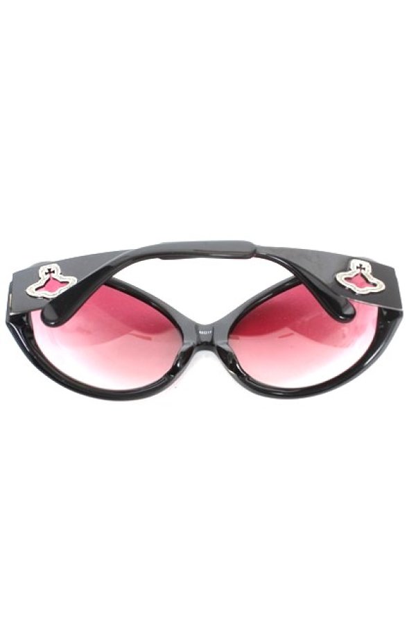 画像5: ヴィヴィアンウエストウッド 中古 / グラデーションサングラス  黒フレーム  Y-26-02-22-007-gd-SZ-ZY (5)