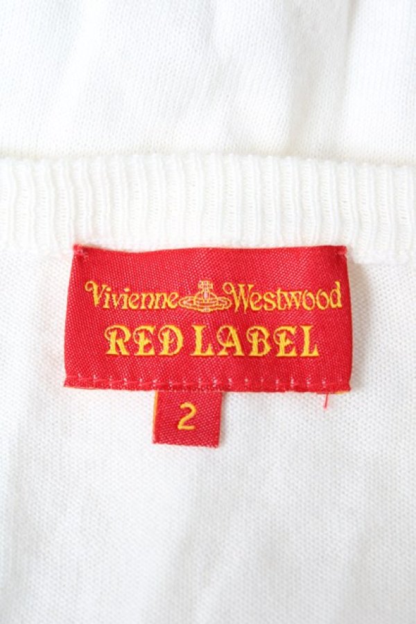 画像5: ヴィヴィアンウエストウッド 中古 / ラメオーブ刺繍カーディガン 2 オフ白  Y-26-02-22-016-to-SZ-ZY (5)