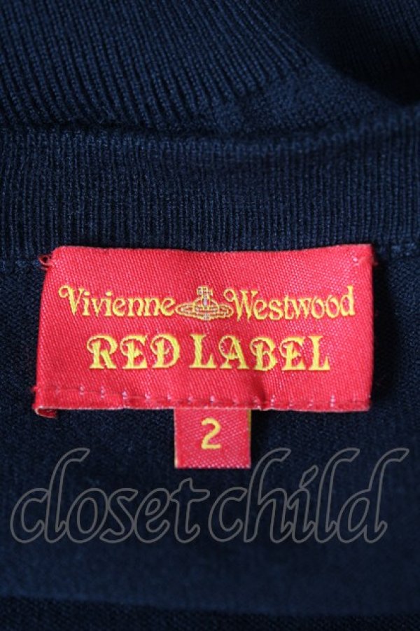 画像4: ヴィヴィアンウエストウッド 中古 / 単色オーブ刺繍カーディガン 2 ブラック  Y-26-02-22-019-to-SZ-ZY (4)