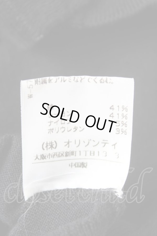 画像5: ヴィヴィアンウエストウッド 中古 / 単色オーブ刺繍カーディガン 2 ブラック  Y-26-02-22-019-to-SZ-ZY (5)