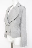 画像2: ヴィヴィアンウエストウッド 中古 / Cropped Double Love Jacket 01 グレー  Y-26-03-15-025-jc-SZ-ZY (2)