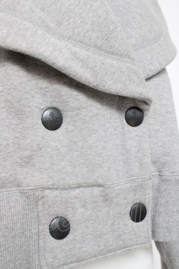 画像4: ヴィヴィアンウエストウッド 中古 / Cropped Double Love Jacket 01 グレー  Y-26-03-15-025-jc-SZ-ZY (4)
