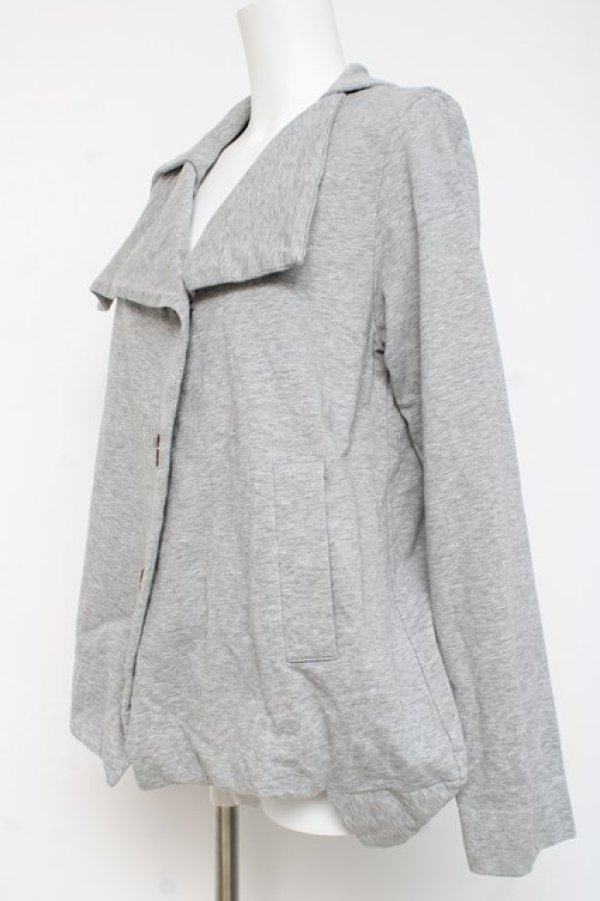 画像2: ヴィヴィアンウエストウッド 中古 / ビッグカラー カットソーブルゾン 2 グレー  Y-26-03-15-026-jc-SZ-ZY (2)