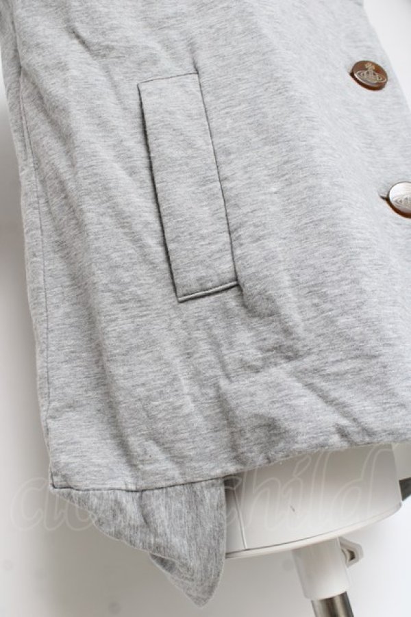 画像5: ヴィヴィアンウエストウッド 中古 / ビッグカラー カットソーブルゾン 2 グレー  Y-26-03-15-026-jc-SZ-ZY (5)