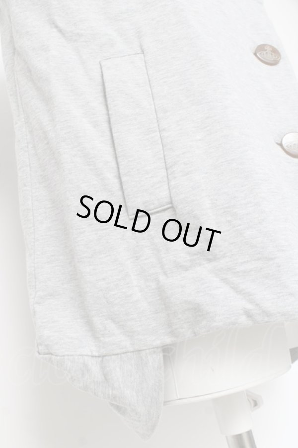 画像5: ヴィヴィアンウエストウッド 中古 / ビッグカラー カットソーブルゾン 2 グレー  Y-26-03-15-026-jc-SZ-ZY (5)