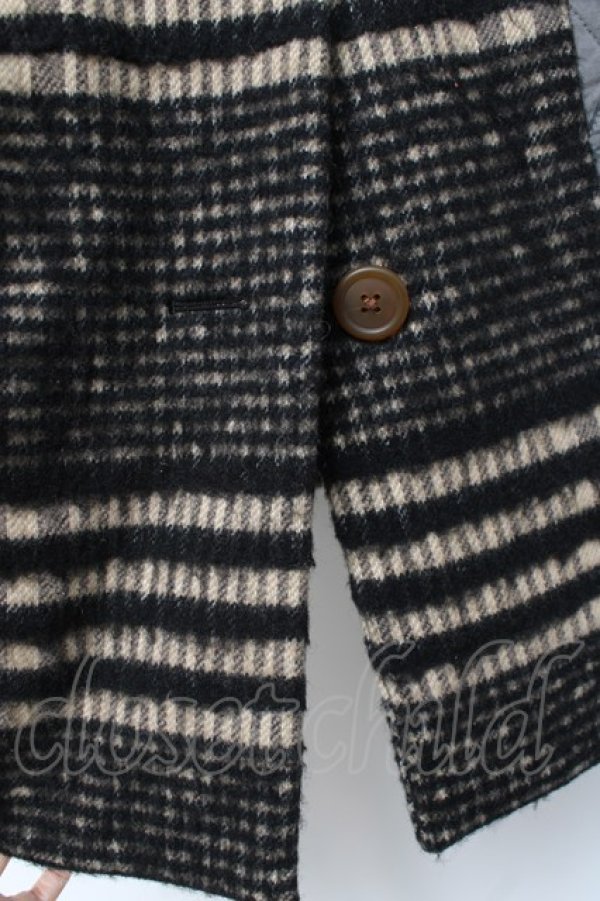 画像5: ヴィヴィアンウエストウッド 中古 / ブランケットチェックブロッキングバファージャケット 00 黒ベース  Y-26-03-15-027-co-SZ-ZY (5)