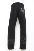 画像2: ヴィヴィアンウエストウッド MAN 中古 / ORB プリントデニムパンツ 44 ブラック  Y-26-03-15-029-pa-SZ-ZY (2)
