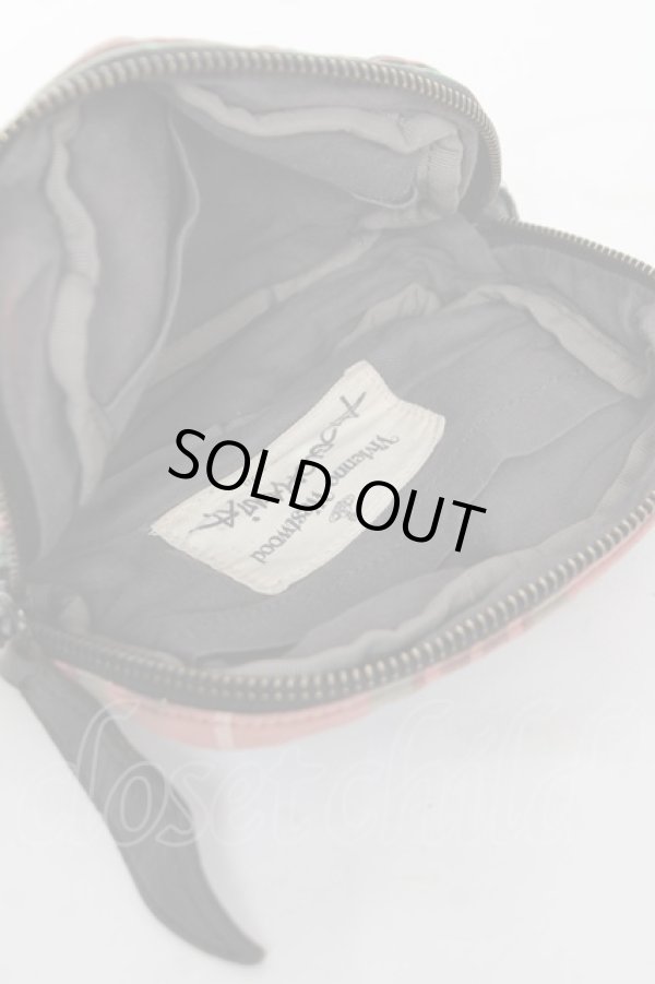 画像3: ANGLOMANIA 中古 / ロゴチェックポーチ   Y-26-03-15-004-gd-SZ-ZY (3)