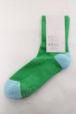 画像2: ヴィヴィアンウエストウッド 中古 / ソックス  グリーン/サックス  Y-26-03-15-005-gd-SZ-ZY (2)