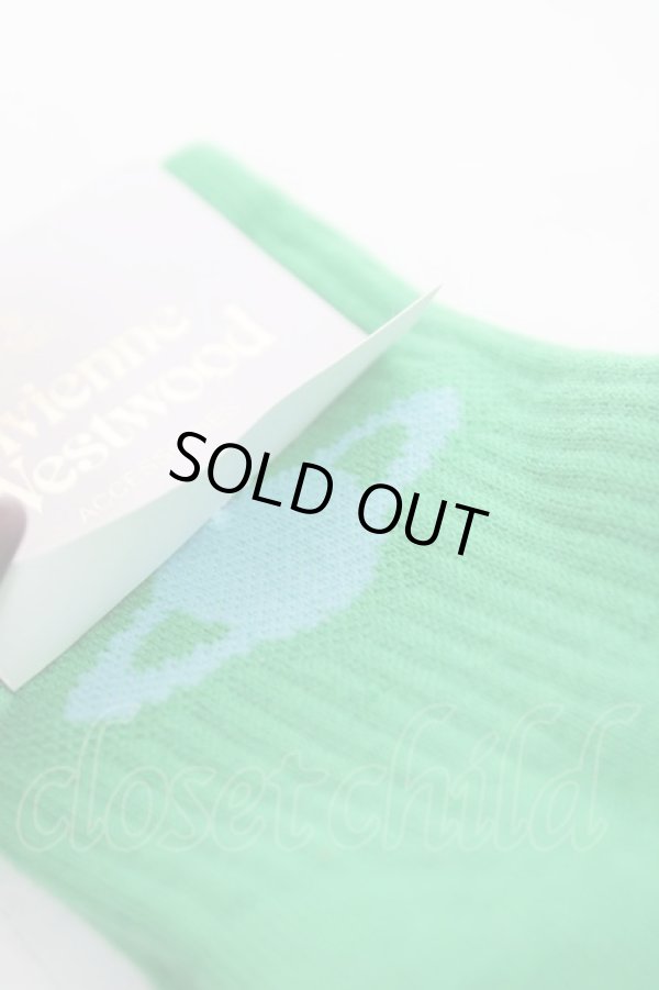 画像3: ヴィヴィアンウエストウッド 中古 / ソックス  グリーン/サックス  Y-26-03-15-005-gd-SZ-ZY (3)