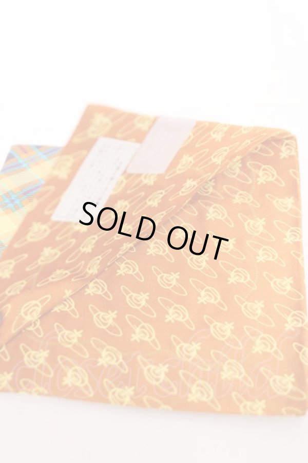 画像2: ヴィヴィアンウエストウッド 中古 / ハンカチ   Y-26-03-15-011-gd-SZ-ZY (2)