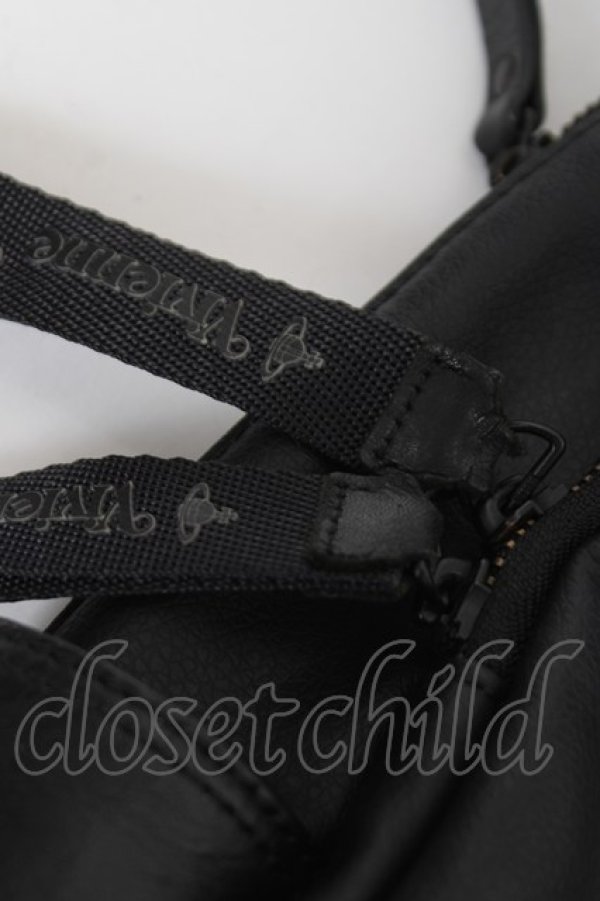 画像7: ヴィヴィアンウエストウッド 中古 / ORBプレート バックパック/リュック  ブラック  Y-26-03-15-015-ba-SZ-ZY (7)