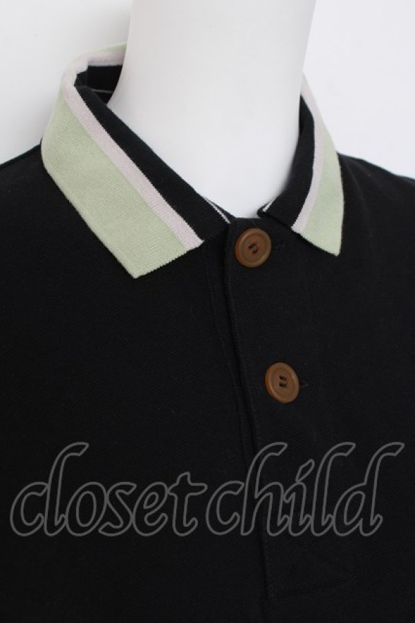 画像4: ヴィヴィアンウエストウッド MAN 中古 / HEART STAR ORBポロシャツ 44 ブラック  Y-26-03-15-019-bl-SZ-ZY (4)