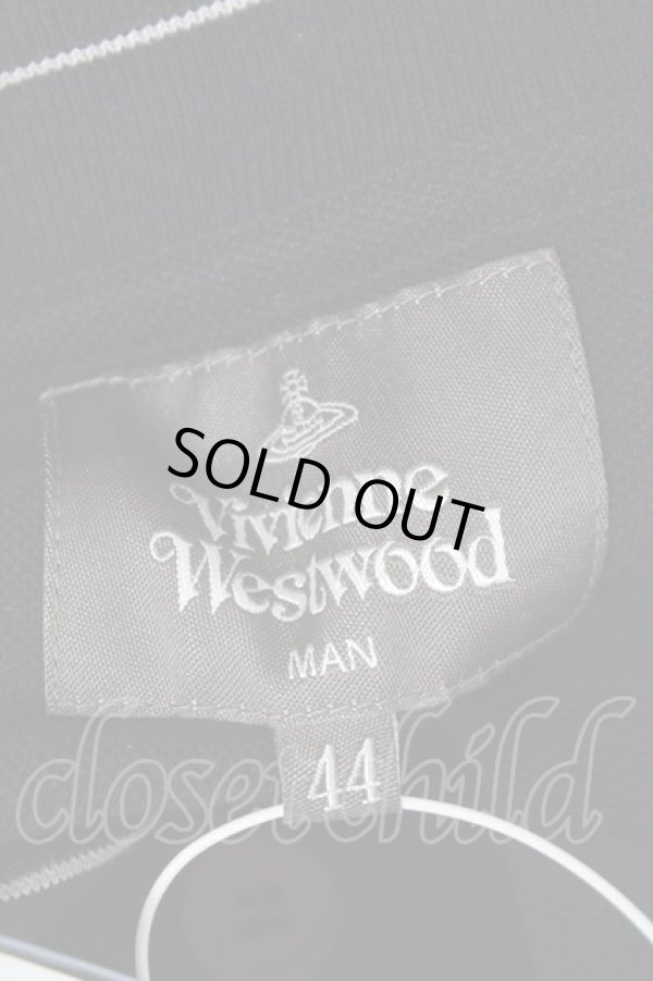 画像6: ヴィヴィアンウエストウッド MAN 中古 / HEART STAR ORBポロシャツ 44 ブラック  Y-26-03-15-019-bl-SZ-ZY (6)