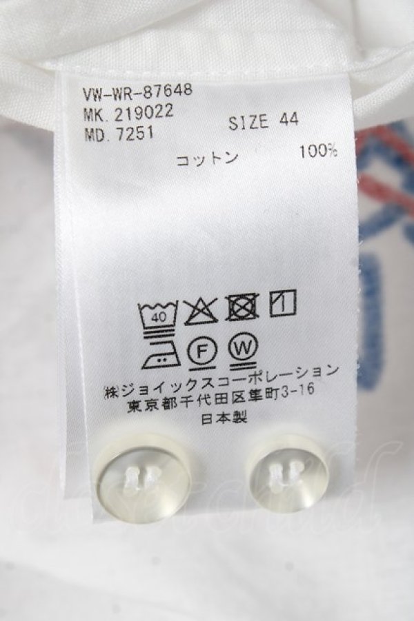 画像6: ヴィヴィアンウエストウッド MAN 中古 / スプレーカンORBハルスカラーシャツ 44 ホワイト  Y-26-03-15-020-bl-SZ-ZY (6)