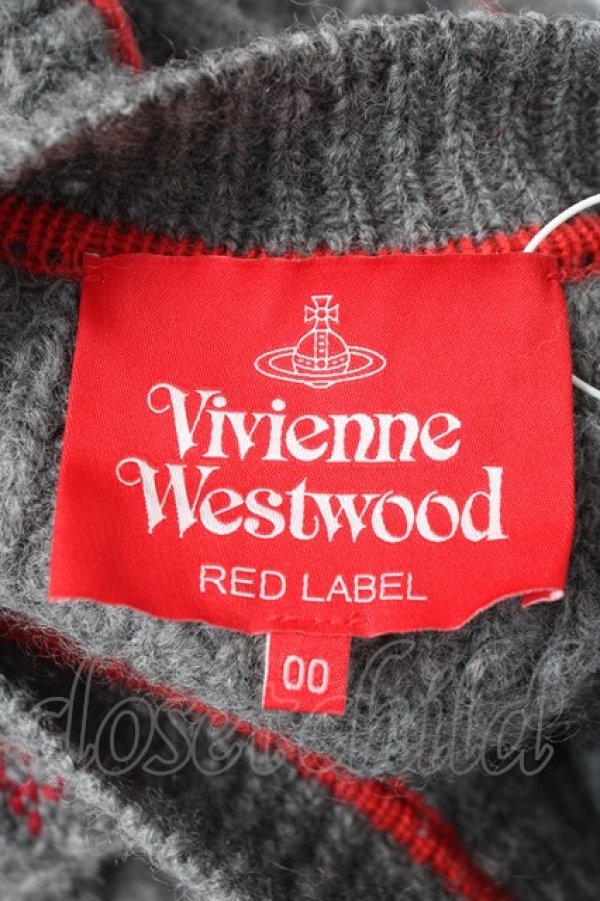 画像5: ヴィヴィアンウエストウッド 中古 / ウルグアイウールローゲージカーディガン 00 グレー  Y-26-03-15-022-to-SZ-ZY (5)