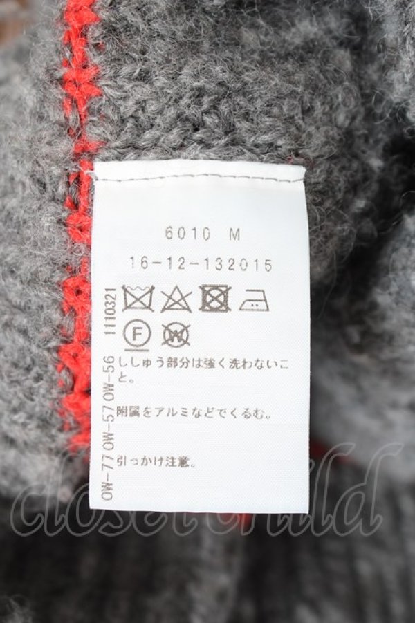 画像6: ヴィヴィアンウエストウッド 中古 / ウルグアイウールローゲージカーディガン 00 グレー  Y-26-03-15-022-to-SZ-ZY (6)