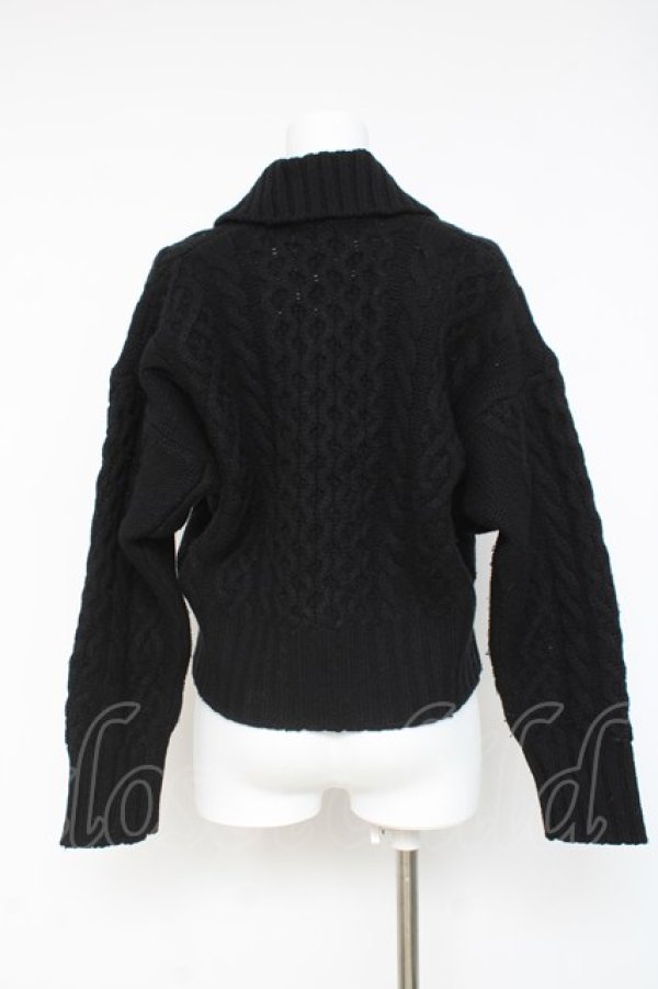画像3: ヴィヴィアンウエストウッド 中古 / ケーブルORBカーディガン 00 黒  Y-26-03-15-023-to-SZ-ZY (3)