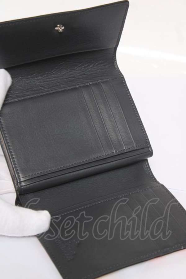 画像5: ヴィヴィアンウエストウッド 中古 /IZZARD PRINT 二ツ折リ財布  グレー  Y-26-03-22-031-gd-SZ-ZY (5)