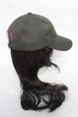 画像4: ヴィヴィアンウエストウッド 中古 / ラインオーブ刺繍キャップ  カーキグリーン  Y-26-03-22-034-ha-SZ-ZY (4)