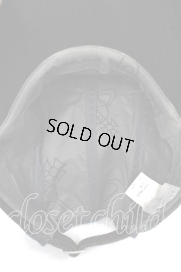 画像5: ヴィヴィアンウエストウッド MAN 中古 / “BARBED WIRE CIRCLE ORB” キャップ  黒  Y-26-03-22-036-ha-SZ-ZY (5)