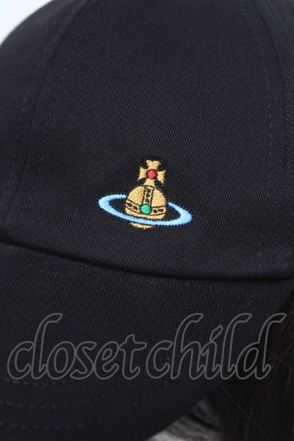 画像5: ヴィヴィアンウエストウッド 中古 / BASEBALL CAP  ブラック  Y-26-03-22-037-ha-SZ-ZY (5)